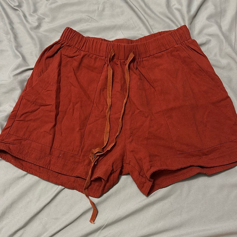 Burnt orange shorts